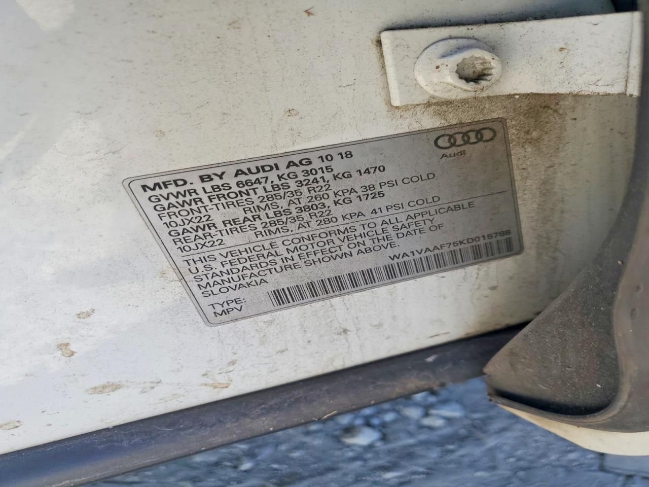 2019 Audi Q7 Prestige