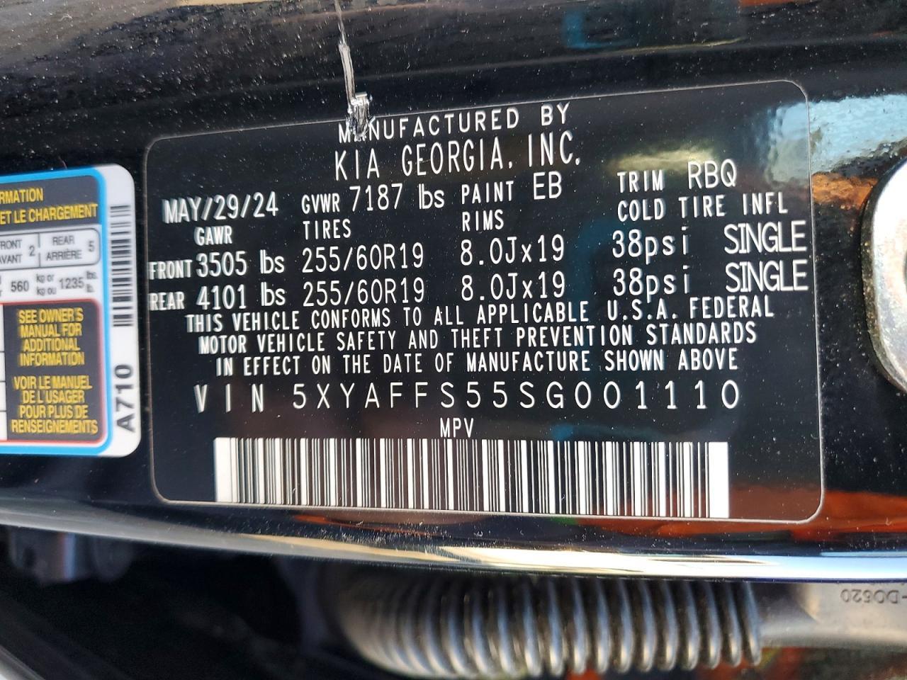 2025 KIA EV9 Wind