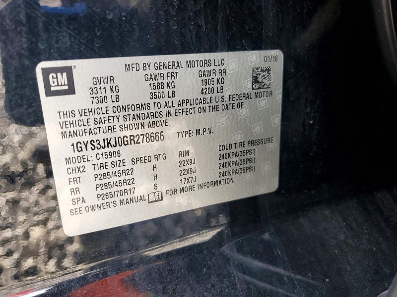 2016 Cadillac Escalade esv Premium