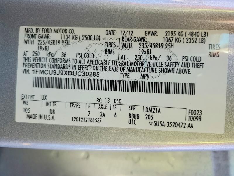 2013 Ford Escape Titanium