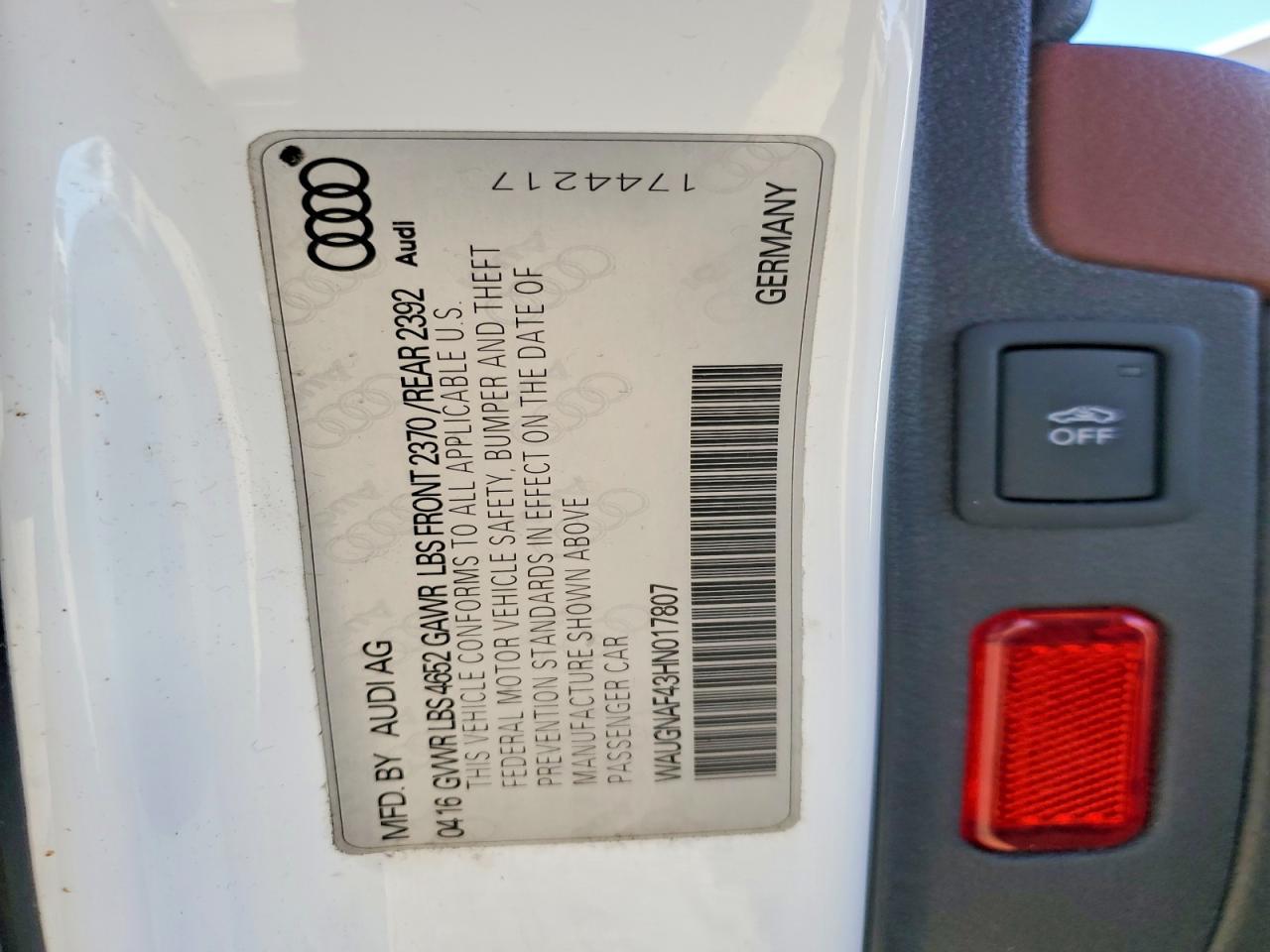 2017 Audi A4 Premium