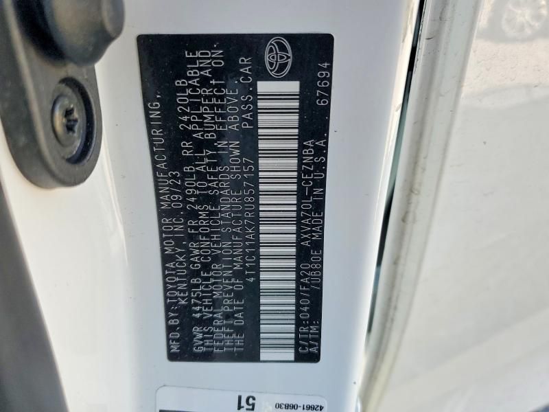 2024 Toyota Camry le