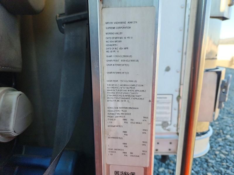 2011 Kenworth Constructi-BOX Truck