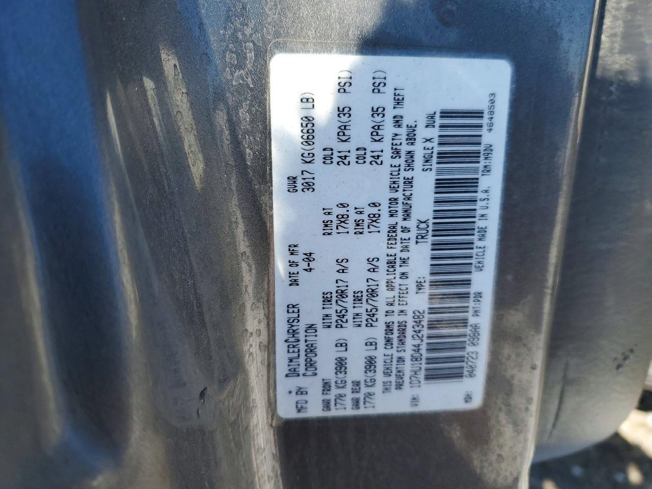 2004 Dodge Ram 1500 st