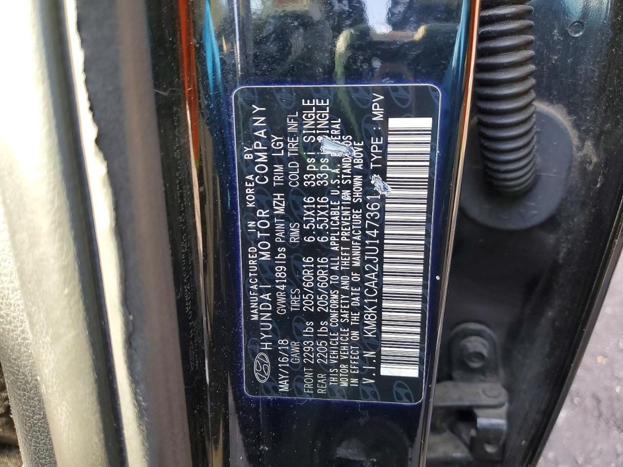 2018 Hyundai Kona se