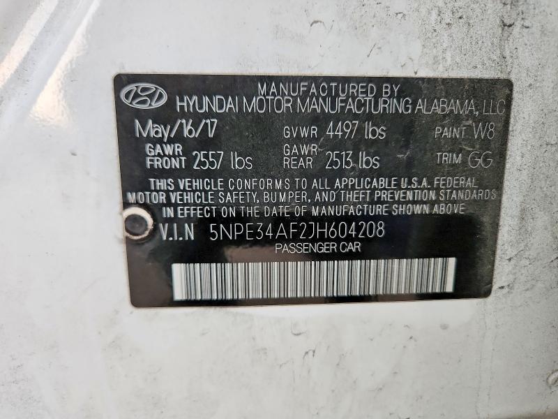 2018 Hyundai Sonata Sport