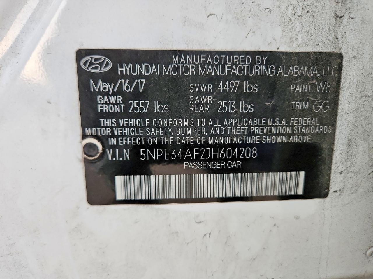 2018 Hyundai Sonata Sport