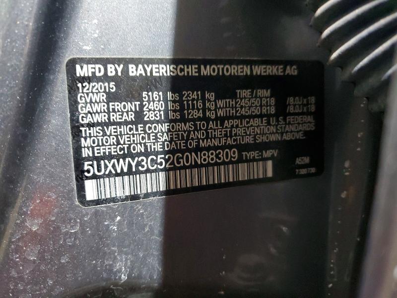 2016 BMW X3 Xdrive28d