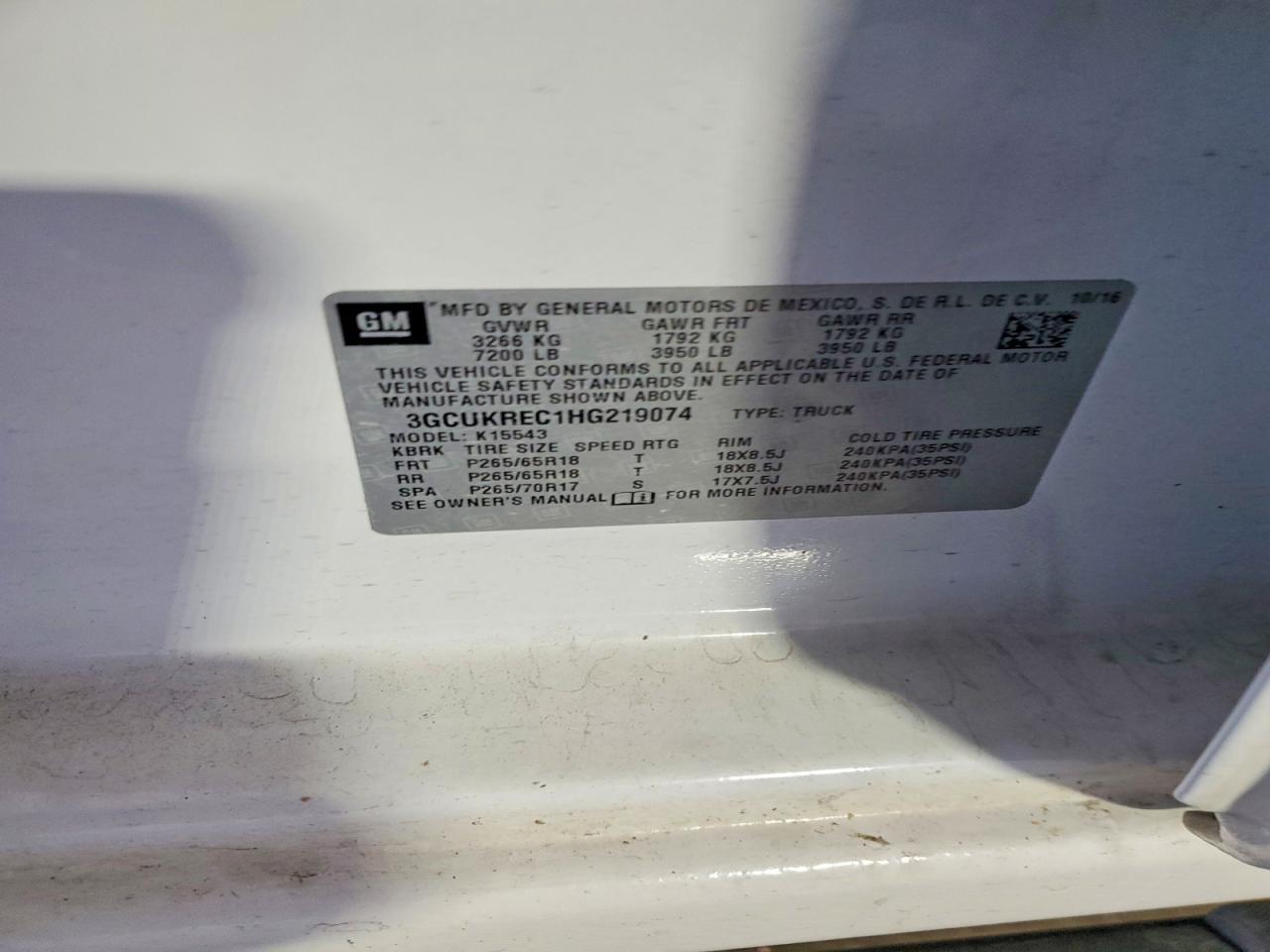 2017 Chevrolet Silverado K1500 LT