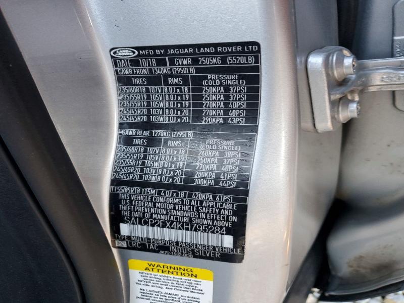 2019 Land Rover Discovery Sport se