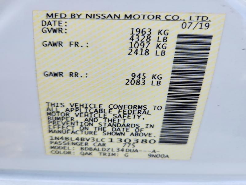 2020 Nissan Altima s