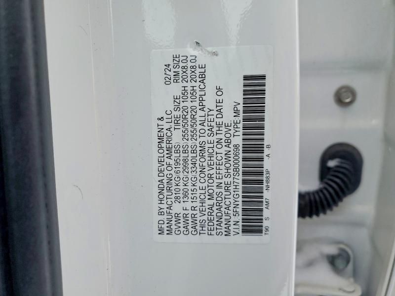 2025 Honda Pilot Touring