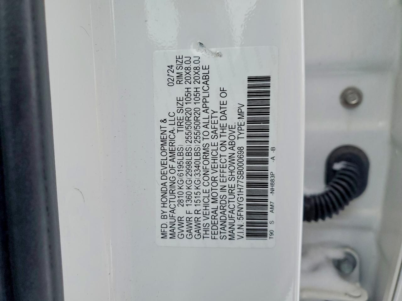 2025 Honda Pilot Touring