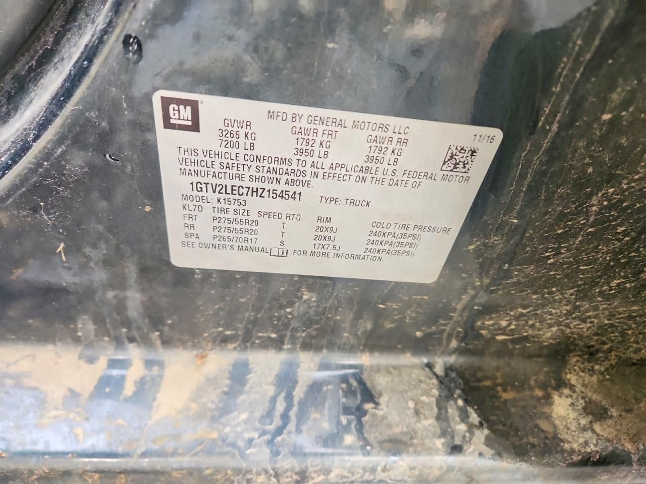 2017 GMC Sierra K1500