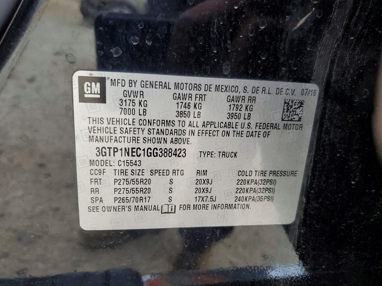 2016 GMC Sierra C1500 slt