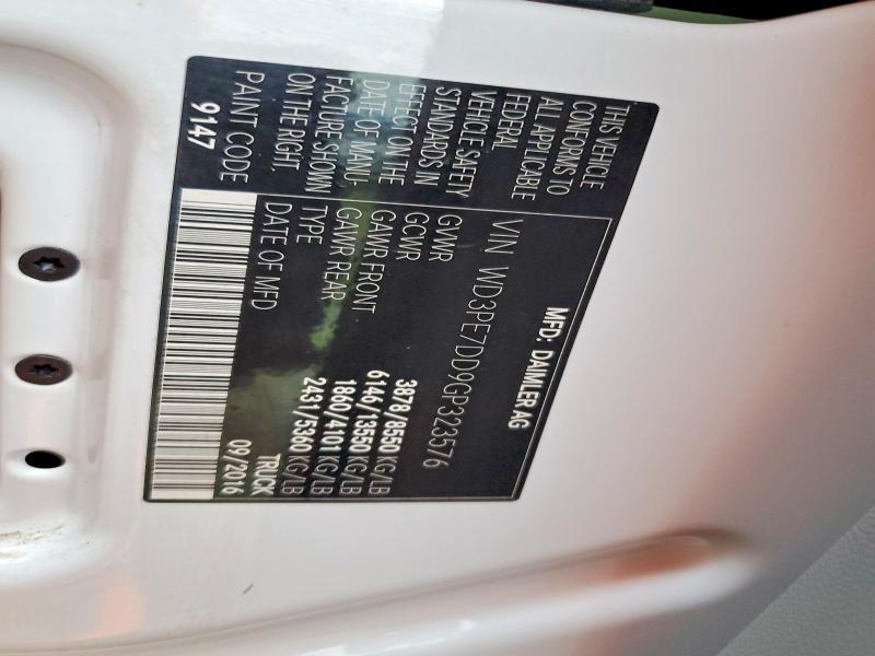 2016 Mercedes-Benz 2016 Mercedes Benz Sprinter 2500 Delivery van