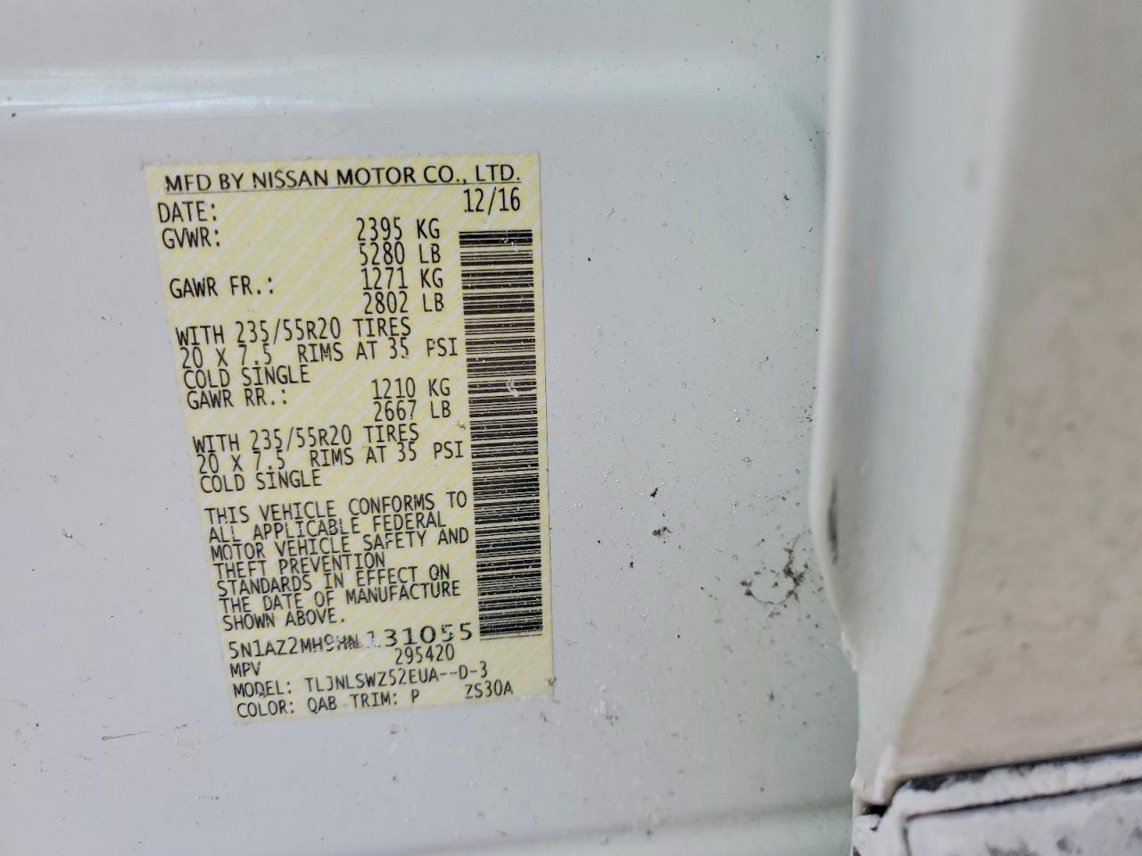 2017 Nissan Murano Platinum