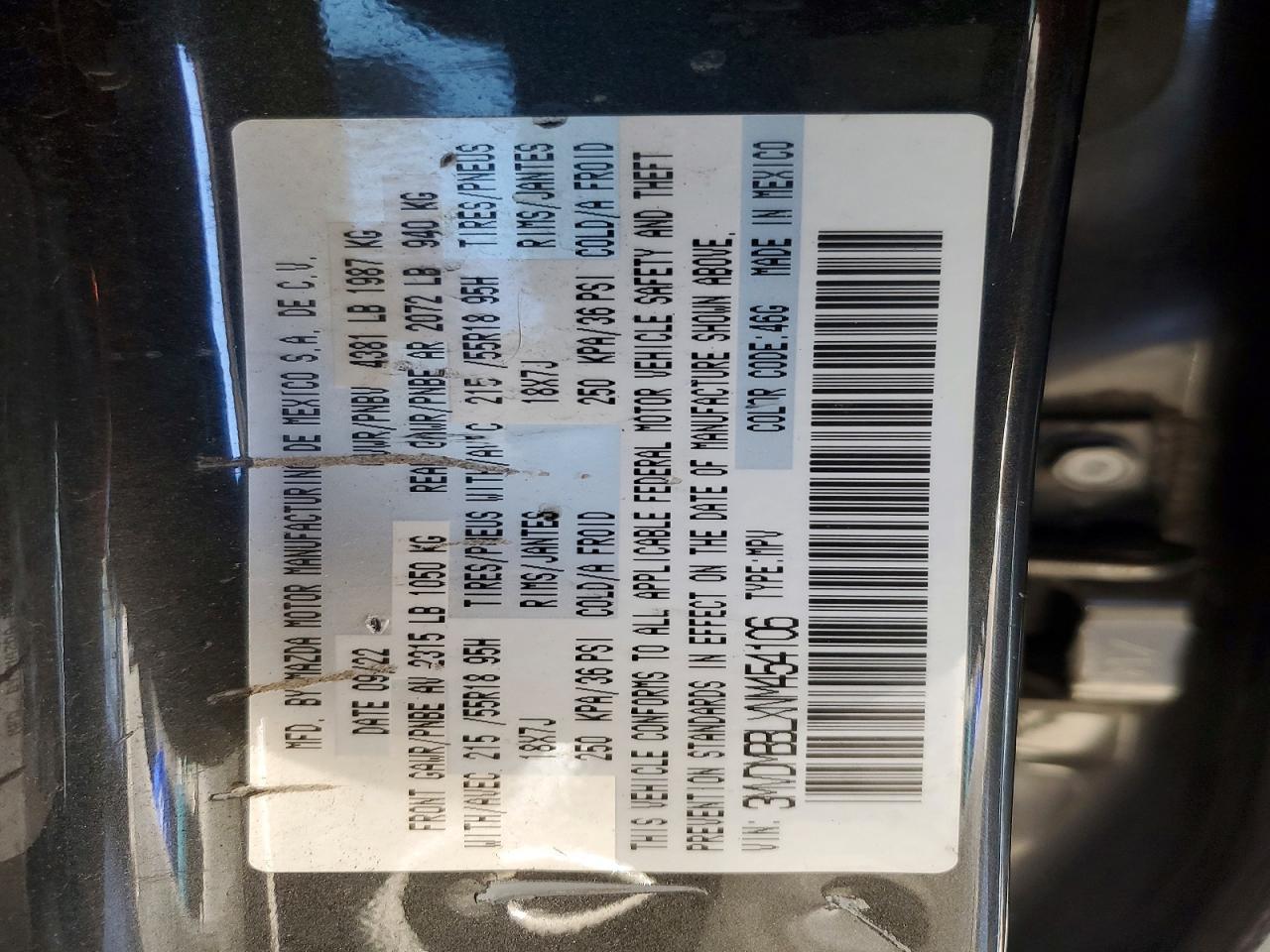 2022 Mazda Cx-30 Select