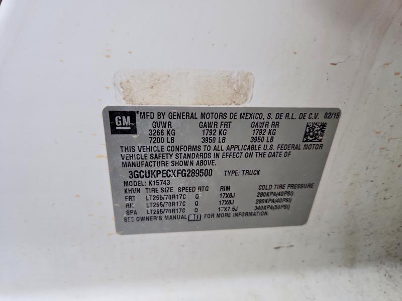 2015 Chevrolet Silverado K1500