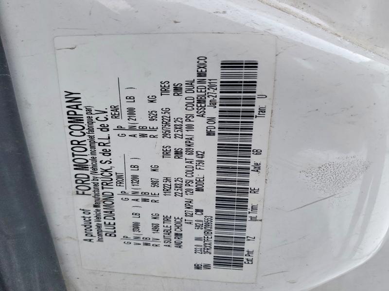 2011 Ford F750 Super Duty Bucket Truck