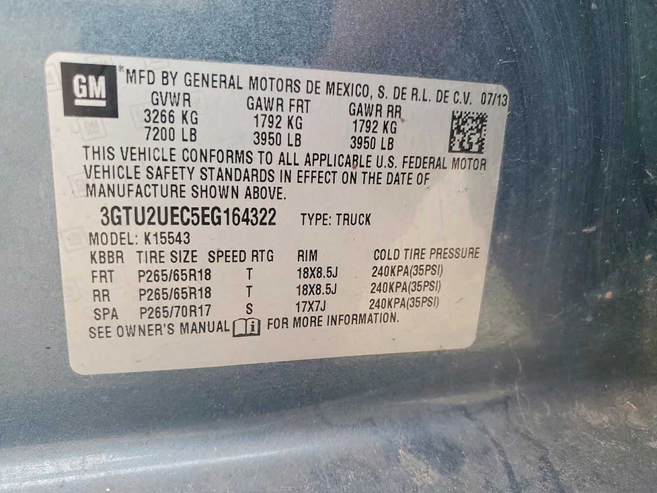 2014 GMC Sierra K1500 sle