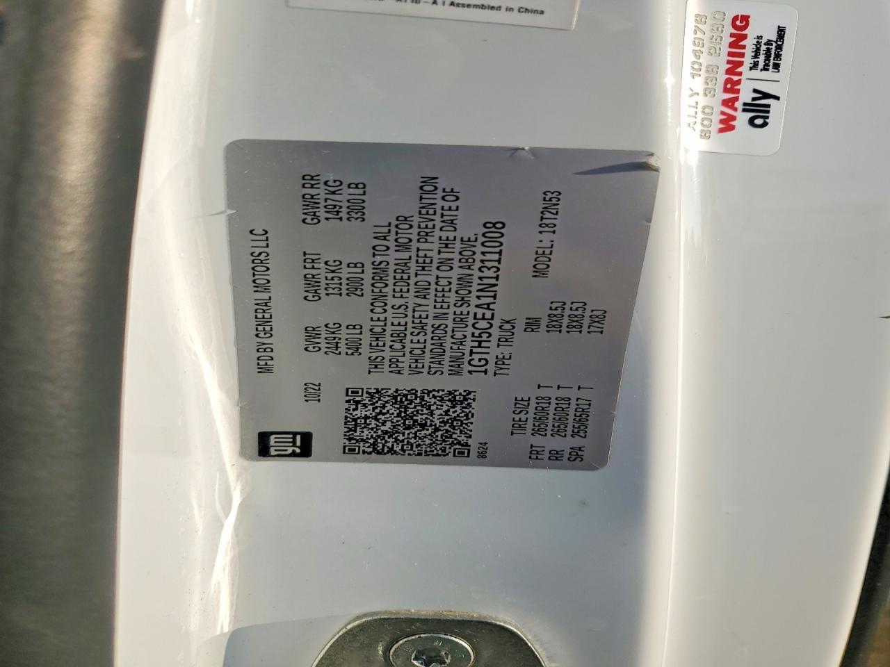 2022 GMC Canyon Elevation