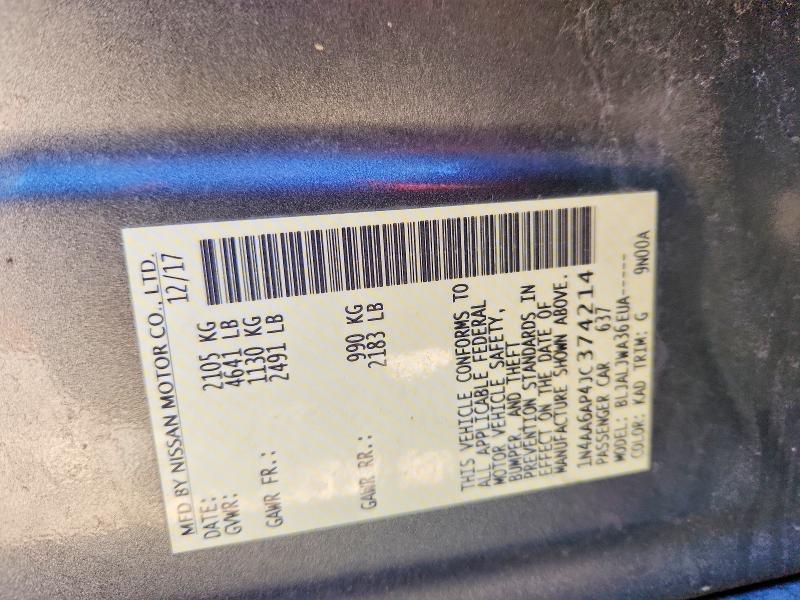 2018 Nissan Maxima 3.5 sv