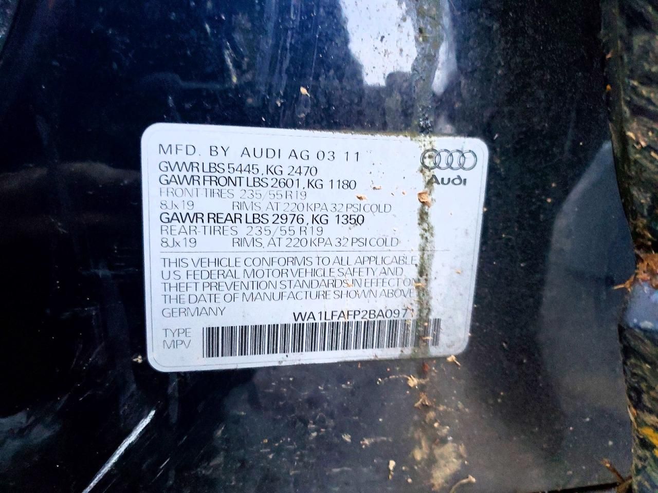 2011 Audi Q5 Premium Plus