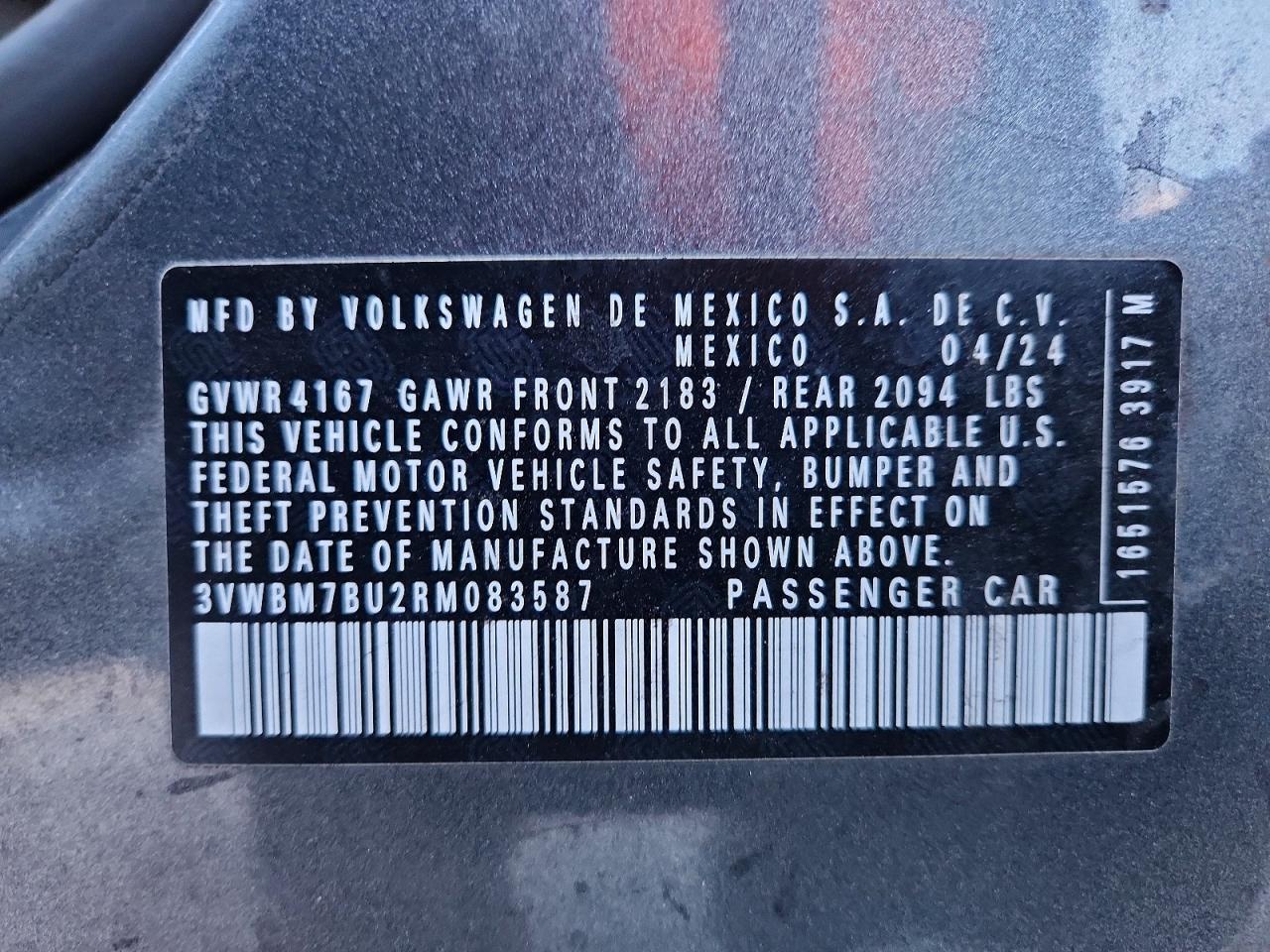 2024 Volkswagen Jetta Sport