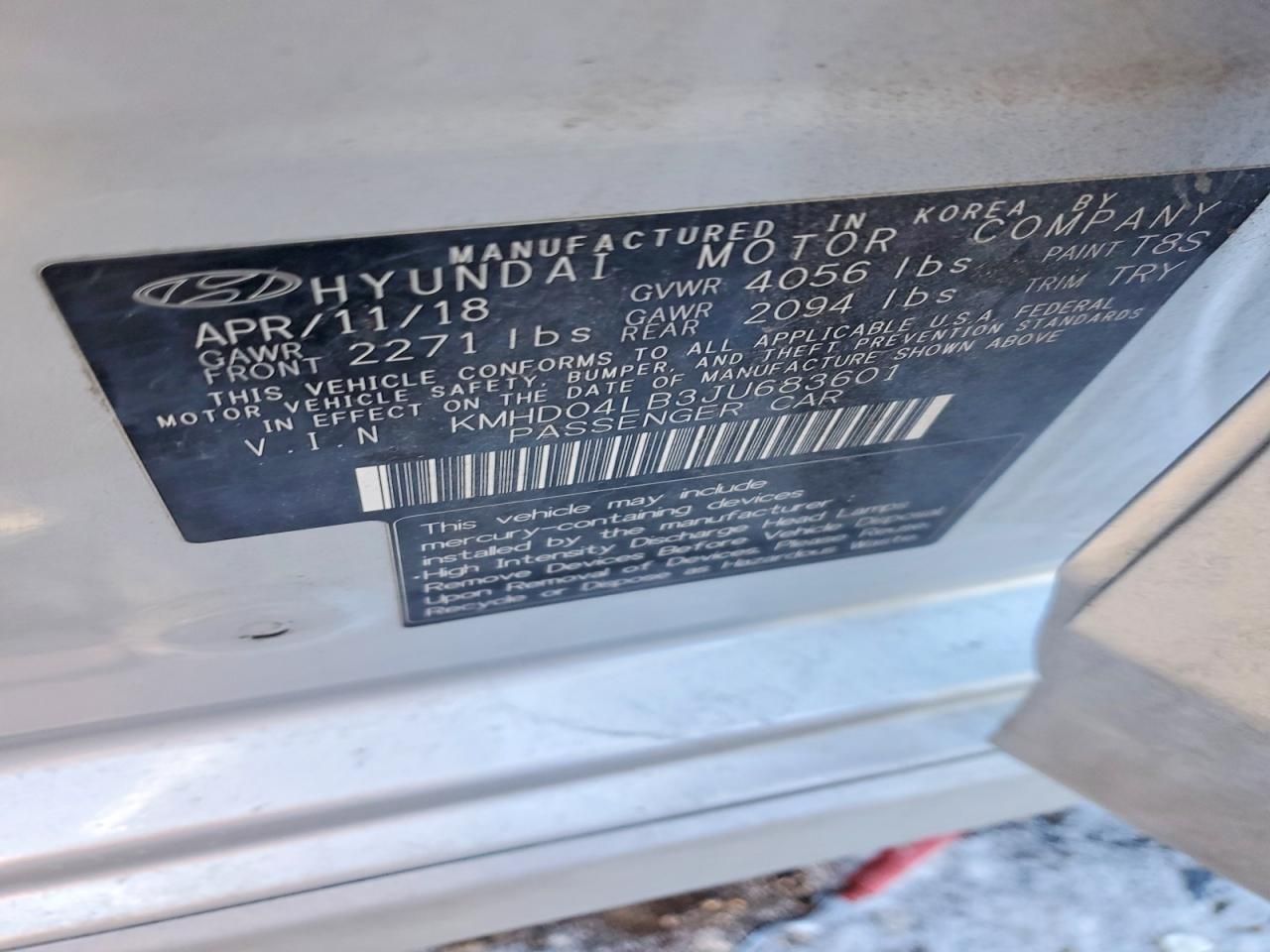 2018 Hyundai Elantra Sport