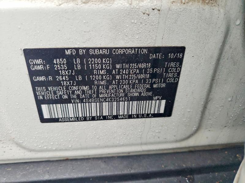2019 Subaru Outback 3.6r Limited