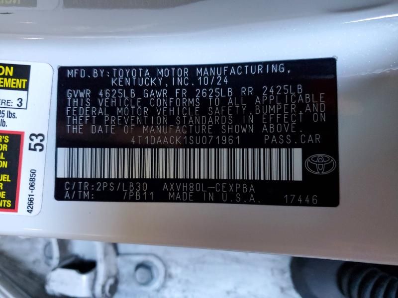 2025 Toyota Camry xse