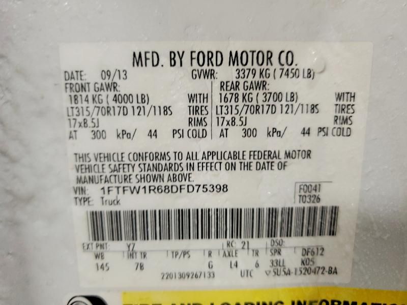 2013 Ford F150 svt Raptor