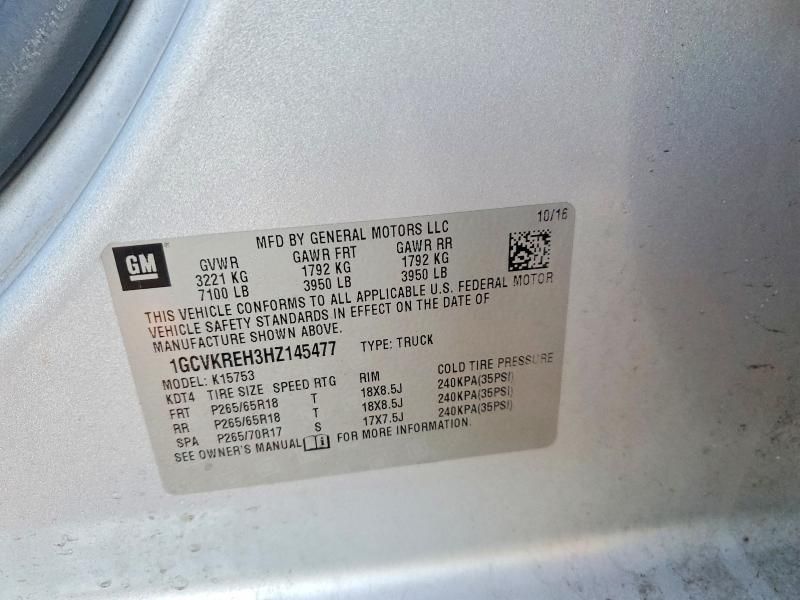 2017 Chevrolet Silverado K1500 LT