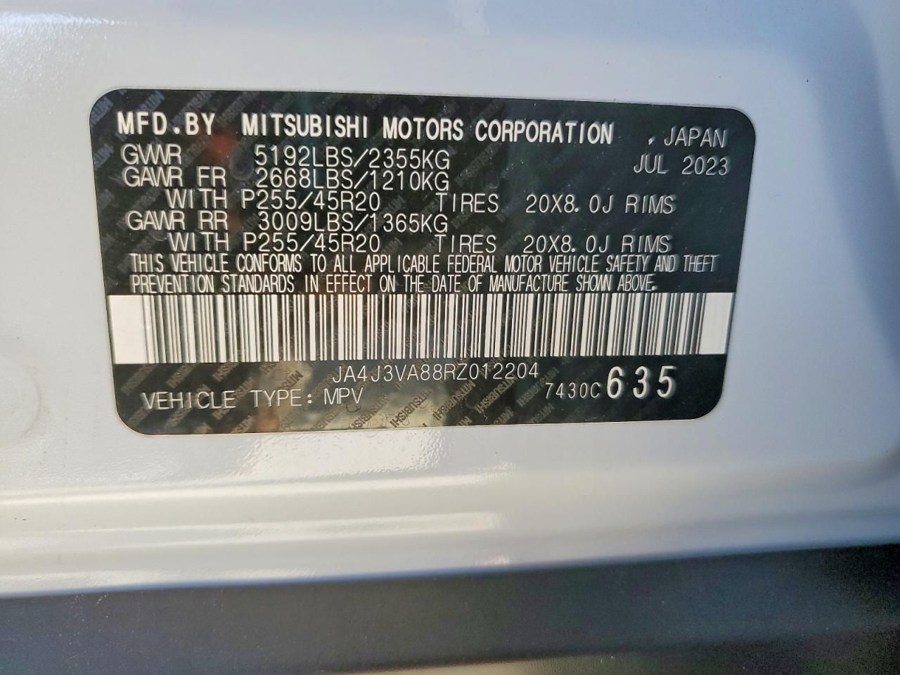 2024 Mitsubishi Outlander se