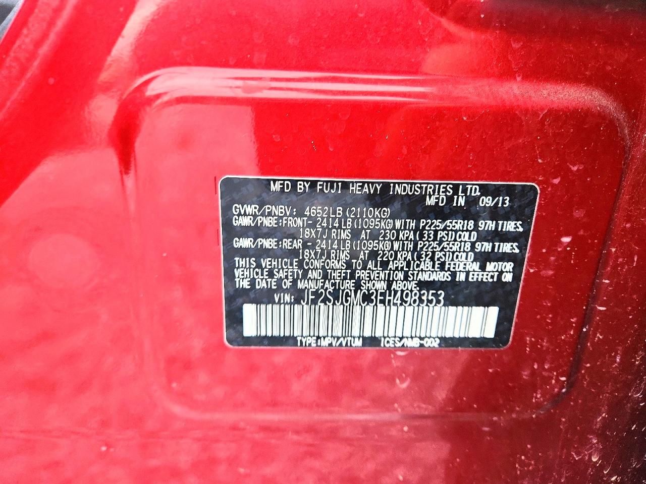 2014 Subaru Forester 2.0xt Touring