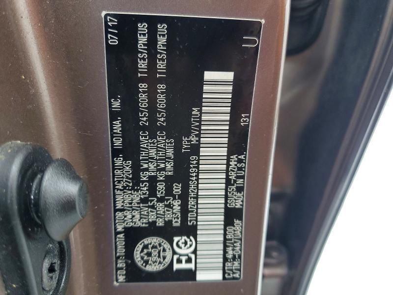 2017 Toyota Highlander se