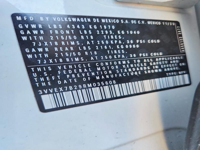 2024 Volkswagen Taos se