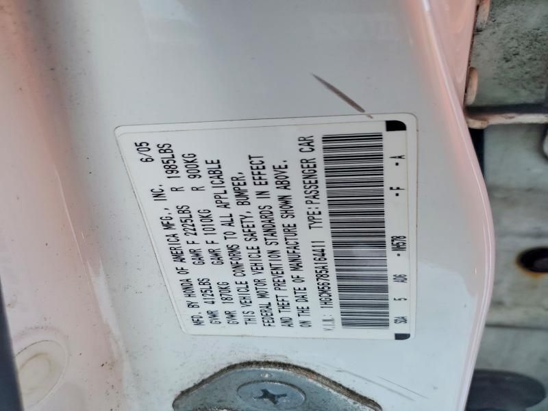 2005 Honda Accord ex