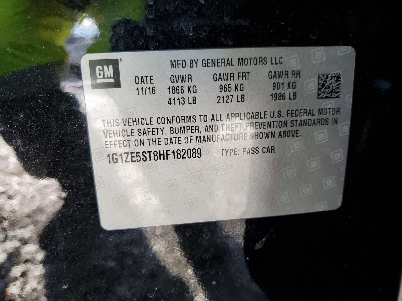 2017 Chevrolet Malibu lt