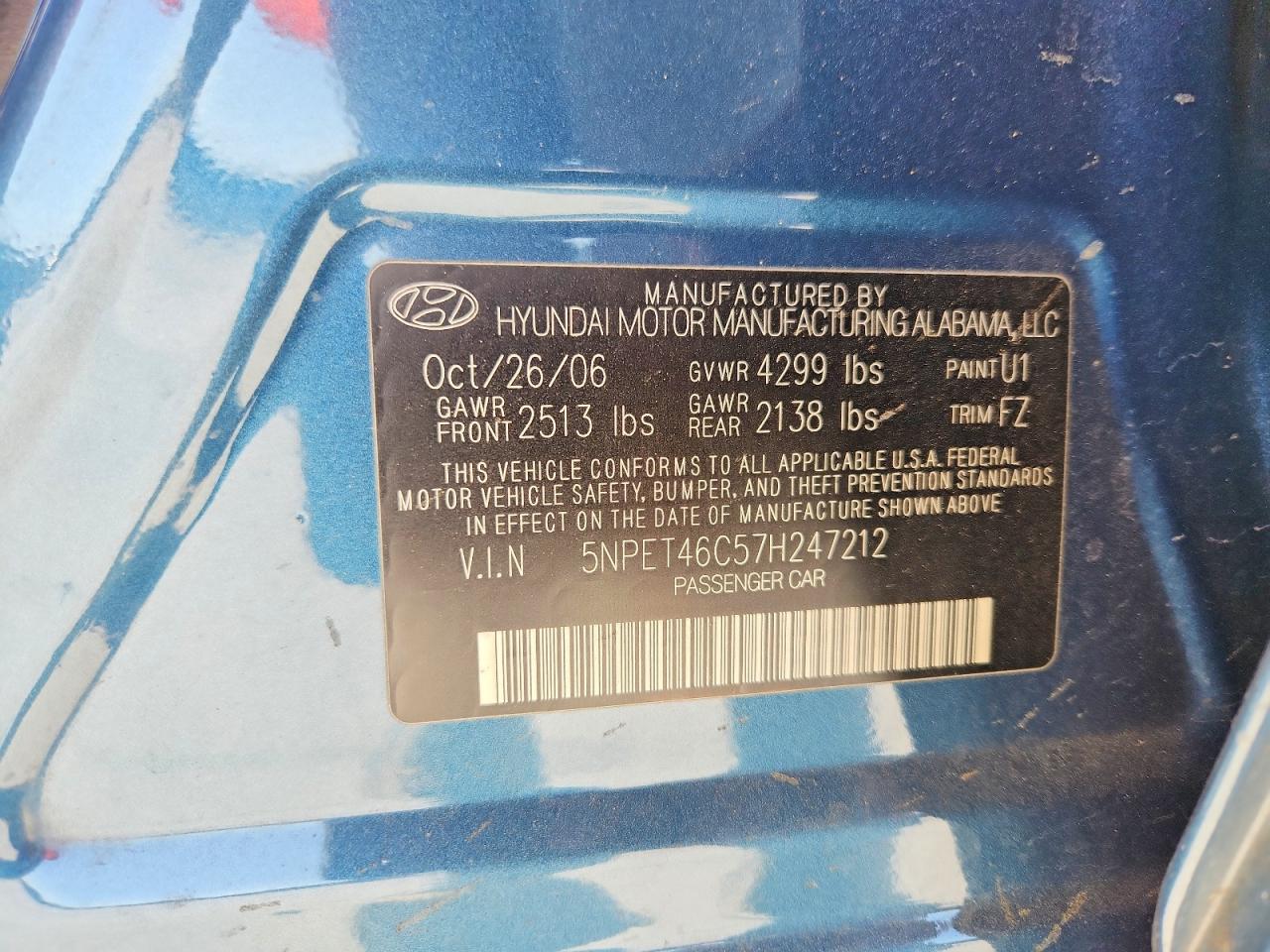2007 Hyundai Sonata gls