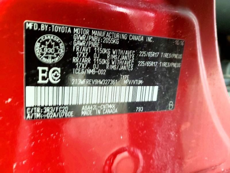 2017 Toyota Rav4 xle