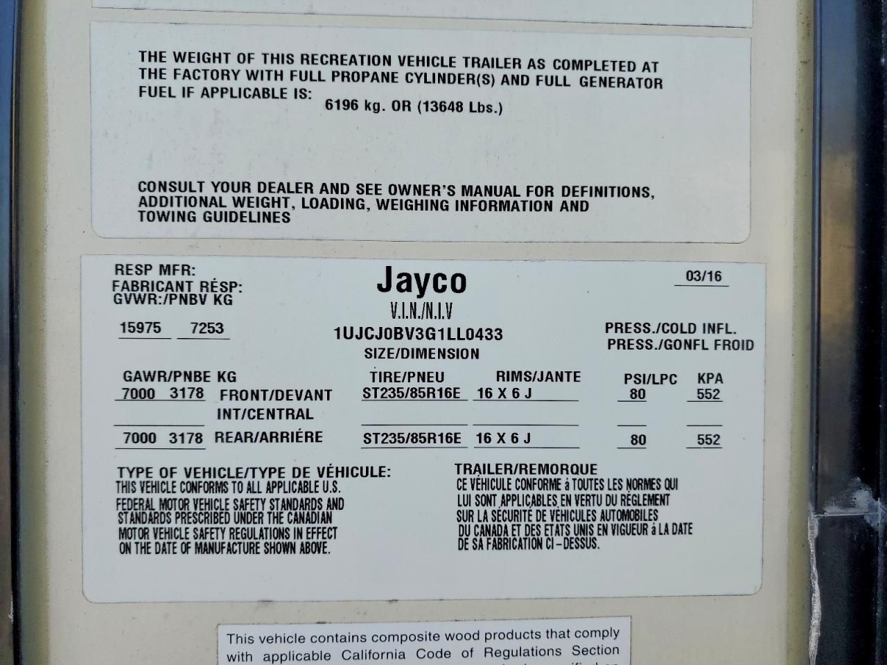 2016 Jayco North Poin