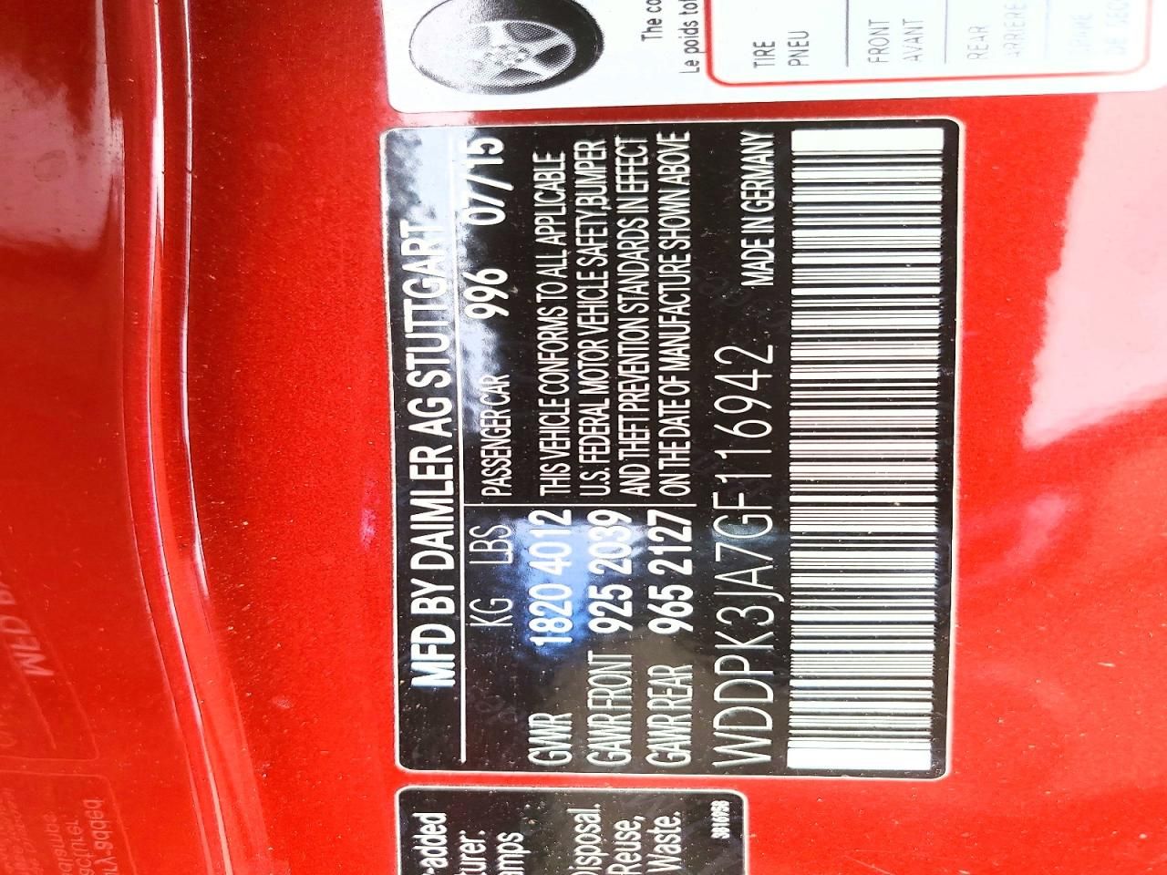 2016 Mercedes-Benz Slk 300