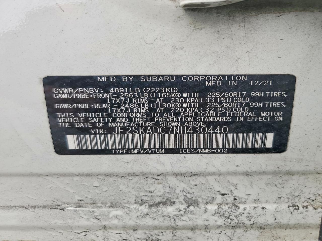 2022 Subaru Forester Premium