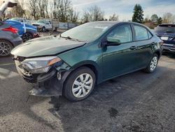Toyota Corolla salvage cars for sale: 2015 Toyota Corolla l
