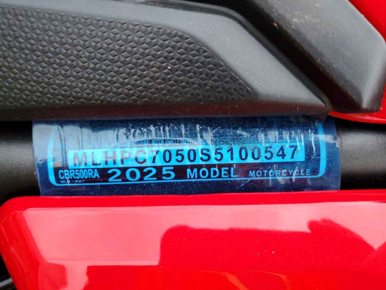 2025 Honda CBR500 RA