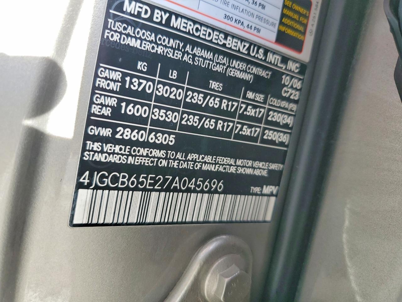 2007 Mercedes-Benz R 350
