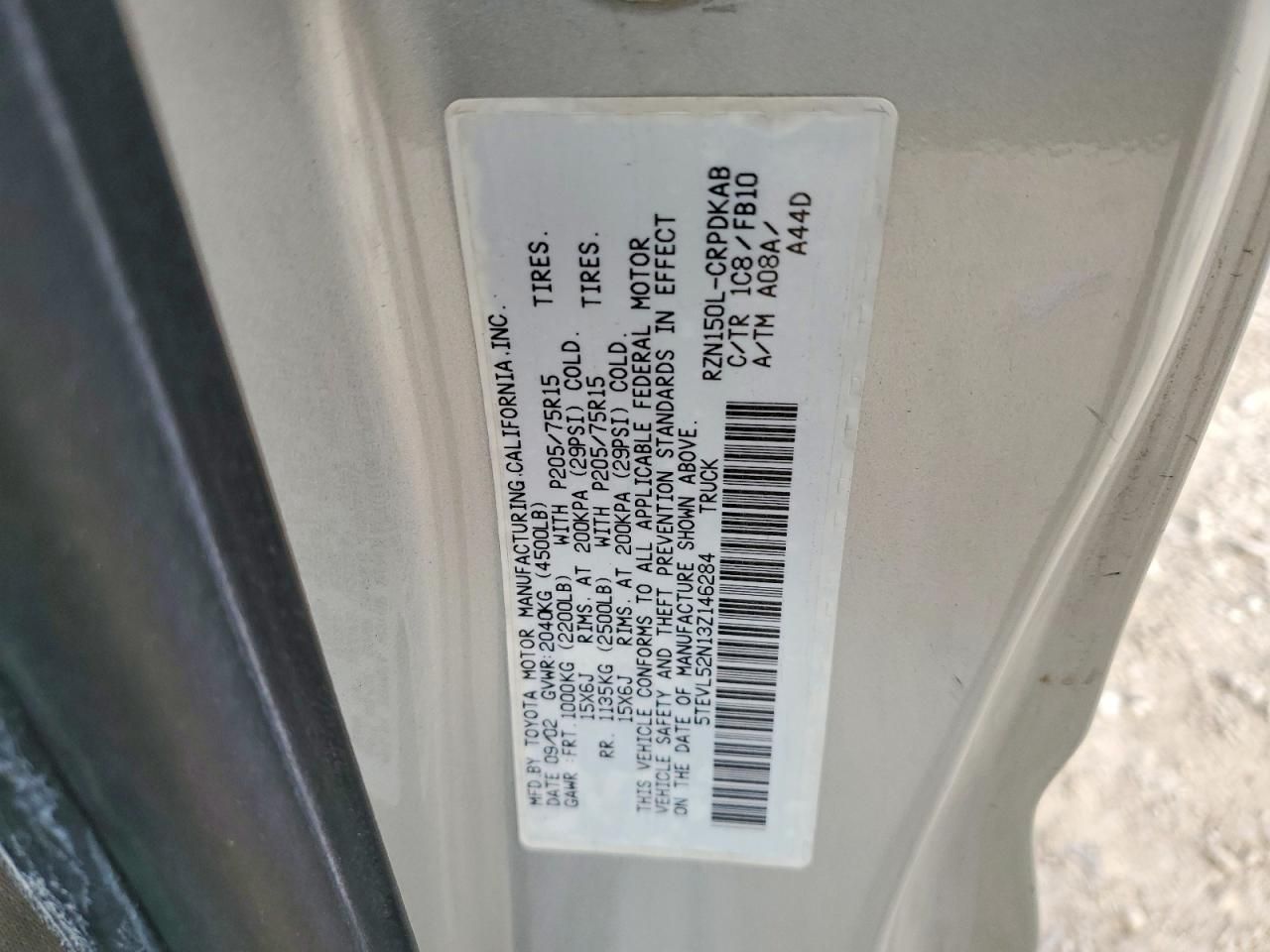 2003 Toyota Tacoma Xtracab