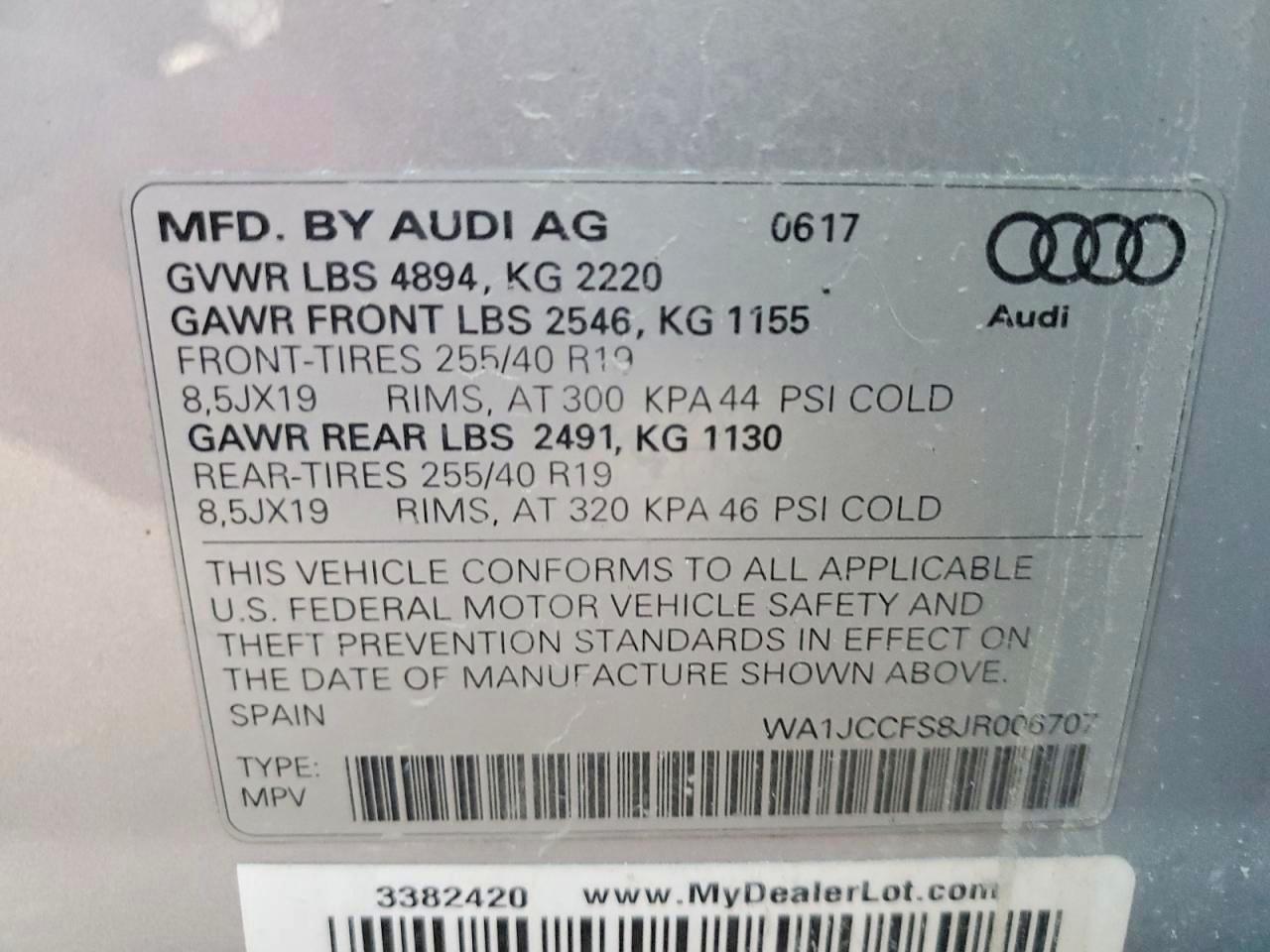 2018 Audi Q3 Premium Plus